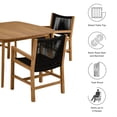 thumbnail image 2 of Vienna 5-Piece Dining Set with Armchairs in Natural Black, 2 of 10