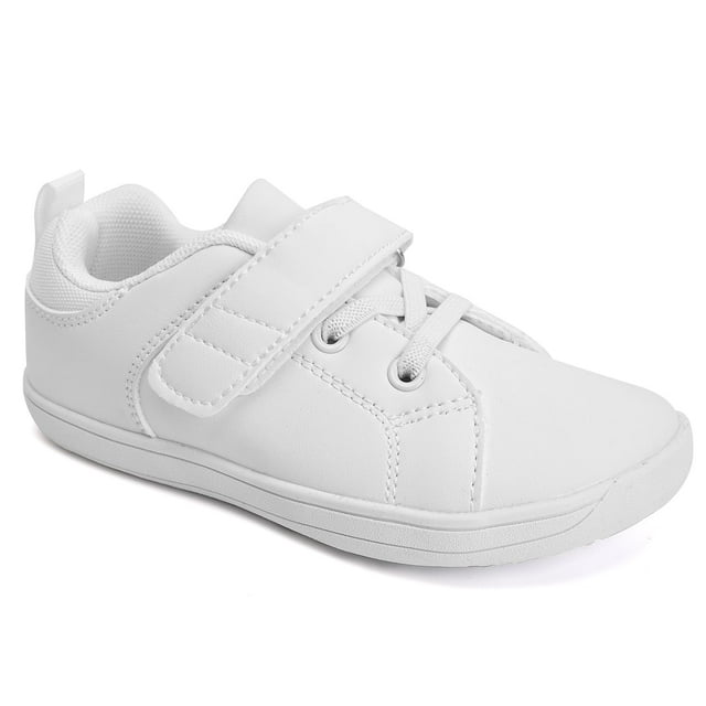Zapatos WatElves para niños pequeños, anchos y descalzos, blancos, 26