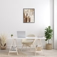 thumbnail image 3 of Stupell Industries Brown Crosshatched Pattern Abstract Painting Black Framed Art Print Wall Art, 24 x 30, 3 of 9