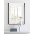 thumbnail image 2 of Metal frame Rectangle Mirror 24 inch Black finish, 2 of 2