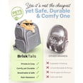 thumbnail image 2 of Mochila Expandible para Transporte de Gatos BriskTails Color Gris, 2 of 8