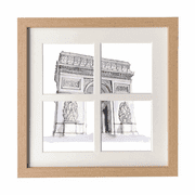 Arc De Triomph in Paris France Frame Wall Tabletop Display 4 Openings Picture