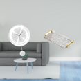 thumbnail image 2 of Reloj De Pared Acrílico Con Números Grandes Y Movimiento Silencioso Para Cocina, Estudio, Estilo Rústico, Con Bandeja Para Mesa De Centro Y Asa Para Guardar Joyas, Ideal Para Comedor,, 2 of 8