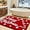 Red-xmas Tree, variant on Christmas Bathroom Rug 36"x24", Extra Soft Absorbent Microfiber Thick Plush Fluffy Bathroom Rugs, Non-Slip Backing, Machine Washable Bath Rugs, Holiday Xmas Decor Indoor Bath Mats,Green-xmas Trees