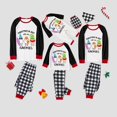 thumbnail image 1 of Pijamas familiares navideños a juego, conjuntos de pijamas a cuadros blancos y negros, My Gnomies, Christams en julio, 1 of 4
