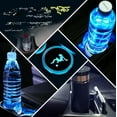 thumbnail image 2 of Zhangyh 2pcs LED Car Cup Holder Lights, 7 Colors USB Charging Cup Mat,LED Interior Atmosphere Cup Pad for Drink Coaster Decoration, 2 of 5