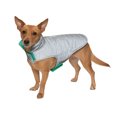 thumbnail image 3 of FurHaven Pet Coat | Water-Repellent Reversible Reflective Puffer Dog Coat, Mint, Small, 3 of 12