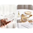 FENGJewelry Glass Bird Box With Lid Trinket Box Organization Packaging