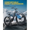 thumbnail image 5 of AINOHOT Terra Electric Bike for Adults 1000W Peak, 26" Fat Tire Electric Mountain Bike 48V 624WH Battery Ebike, UL2849, 5 of 11