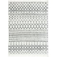 thumbnail image 3 of SAFAVIEH Berber Fringe Erin Aztec Shag Area Rug, Cream/Dark Gray, 9' x 12', 3 of 15