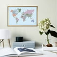 thumbnail image 2 of WCIC World Map poster 84 x 59cm Home Living Room Wall Décor, 2 of 2
