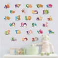 thumbnail image 4 of Wall Sticker Cartoon Animal Alphabet Educational Wall Decal Wall Decoration, 4 of 6