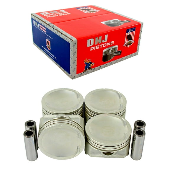DNJ P319 Standard Complete Piston Set Fits Cars & Trucks 98-02 Daewoo Isuzu Leganza 2.2L DOHC