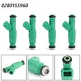 thumbnail image 1 of 4 Pcs Injecteurs de Carburant Compatibles avec Chevrolet Compatibles avec Ford LS1 LS6 440cc 42lb 0280155968, 1 of 5