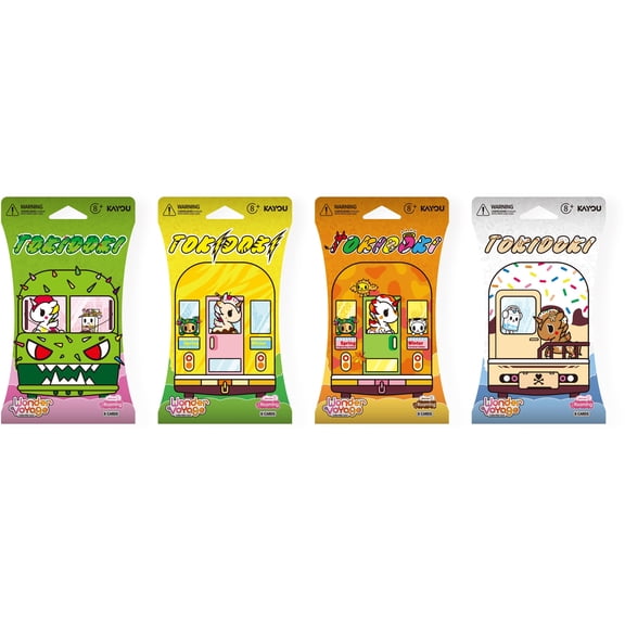 Kayou Tokidoki Wonder Voyage Collectible Trading Cards Roaming Edition 24ct display