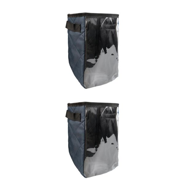 Vogacara Accesorios funcionales para sillas eléctricas Experimente brazos de primera Fundas y reposabrazos Oxford Silla de ruedas eléctrica Azul oscuro 15.5x14.5x25cm 2Conjunto