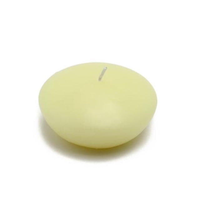 Jeco CFZ-6P3I 3 in. Floating Candles, Ivory - 6 Piece per Box