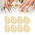 thumbnail image 4 of Clips de Papier Mignons, 100Pcs Petits Clips de Papier Électrolytiques en Métal Solide pour le Bureau, 4 of 8