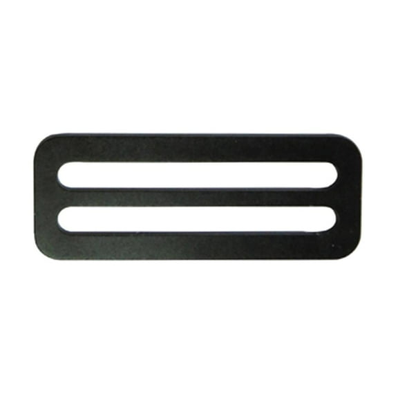 Diving Belt Strap Slider Weight Webbing Harness Length Adjuster , 6x5cm Black