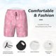 thumbnail image 3 of Balery Breast Cancer Awareness Bañador para hombre, shorts de playa de secado rápido con entrepierna y forro de compresión-3X-Large, 3 of 6