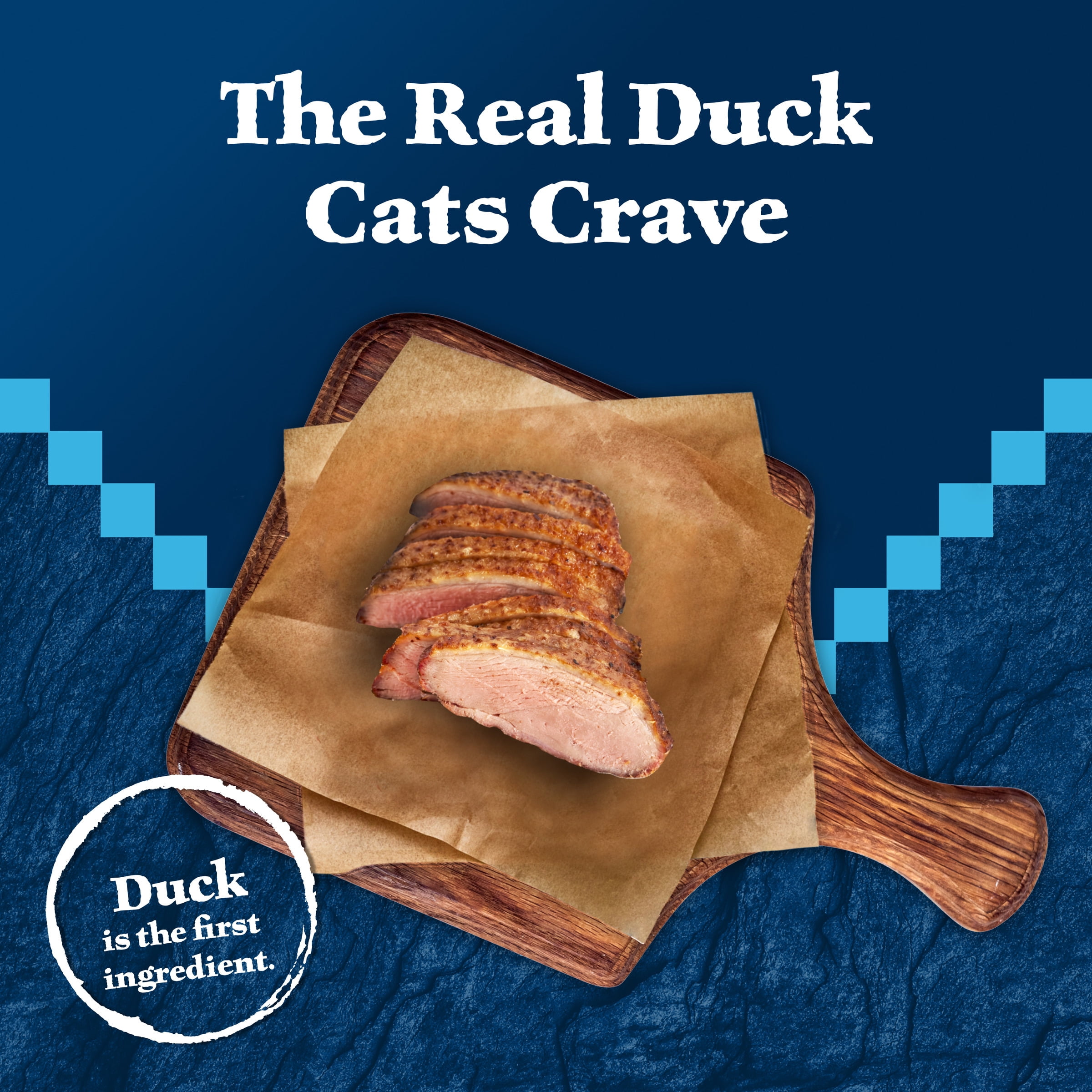 (24 pack) Blue Buffalo Wilderness High-Protein Adult Cat Wet Food, Duck, 3-oz. Can