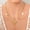 XL31271, variant on Stainless Steel 18K Gold Plated Baroque Pearl Necklace with Ocean Element Charms - Luxury Colorfast Women's Jewelry