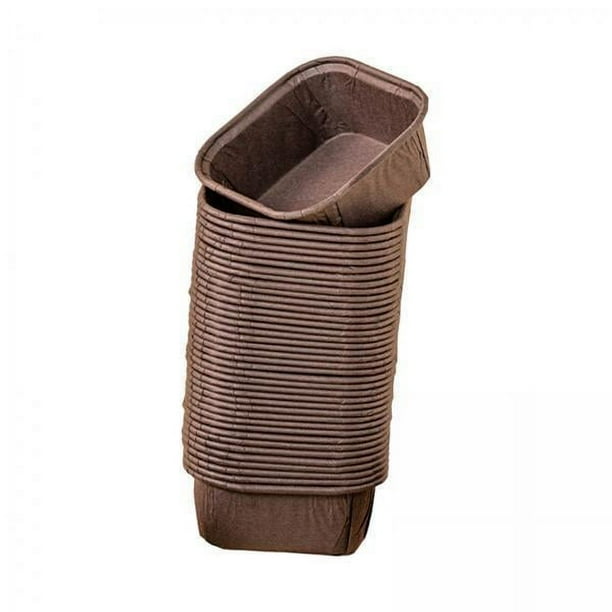 2x 50x Revestimientos para Cupcakes, Envoltorios para Muffins, Bricolaje, 8,5x8,5x3,5 Cm, Caja de Embalaje para Pasteles Pequeños Resistente Al Calor 2 piezas