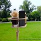 thumbnail image 3 of Mesa de picnic plegable, soporte para copa de vino de picnic para acampar, mesa de vino de madera redonda para jardín al aire libre, estante para vino pequeño, soporte para teléfono portátil, 3 of 5