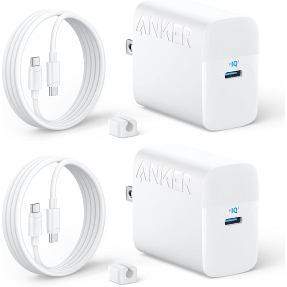 45W USB-C Super Fast Charger, Anker Charger with USB-C Cable, Supports PPS Fast Charging(White)