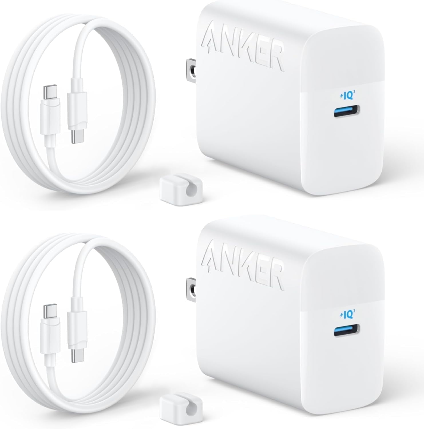 45W USB-C Super Fast Charger, Anker Charger with USB-C Cable, Supports PPS Fast Charging(White)