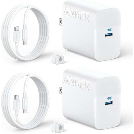 45W USB-C Super Fast Charger, Anker Charger with USB-C Cable, Supports PPS Fast Charging(White)