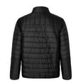thumbnail image 3 of KIHOUT Men's Spring Winter Lightweight Puffer Jacket Warm Hooded Cutton Zipper Insulated Water Coat,Size S-2XL, 3 of 8
