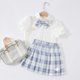 thumbnail image 1 of Conjunto de uniforme JK de Sanrios para estudiantes, camisa de manga corta Kawaii, Falda plisada, My Melody, Cinnamoroll, Pochacco, Verano, 1 of 2