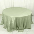 thumbnail image 5 of BalsaCircle 132" Sage Green Crinkled Accordion Taffeta Round Tablecloth Wedding Party Events Decorations Supplies, 5 of 8