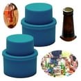 thumbnail image 4 of Yucurem 2Pcs Bottle Stopper Leak Proof Fizz Keeper for Soda Energy Drinks Kitchen Storage (Blue), 4 of 10