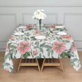 thumbnail image 3 of Pioneer Flower Floral Print Pattern Square Tablecloth,Waterproof Square Table Cover,Wipeable Spillproof Washable Table Cover for Home Kitchen Party Decor 42"X42"(107x107cm), 3 of 6