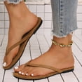 thumbnail image 5 of Agkizg Womens Beach Flip Flops, Thong Sandals, Flat Roman Style Flip-Flops Open Toe Thong Sandals Casual Summer Beach Outdoor Slippers, 5 of 7