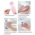 thumbnail image 4 of 50Pcs Disposable Travel Pocket Paper Soap Sheet Foaming Paper Green, 4 of 4