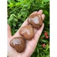 thumbnail image 6 of Red Goldstone Gemstone Hearts, Polished Red Goldstone Puffy Hearts, Red Goldstone Palm Stone, Red Goldstone Heart (10 Hearts）, 6 of 9