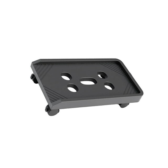 PC CPU Holder Stand Mobile with Wheels Cart for stand Desktop Computer Tower Office Home Under Desk UniversalWheel Black