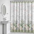 thumbnail image 6 of Seahorse Coral Shell Bathroom Shower Curtain, Starfish Ocean Wave Sage Green Waterproof Washable Soft Bath Curtain for Bathtub Decor with 12 Hooks&Grommet, 36x78 Inch, 6 of 9
