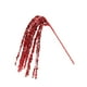 thumbnail image 3 of Adorno de púas con purpurina artificial, borlas festivas brillantes, palitos decorativos para Rojo, 3 of 9