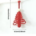 thumbnail image 5 of NEONWE 9 Pack Crochet Christmas Tree Ornaments - Boho Tassel Pendant Wall Hanging, Winter New Year Gift Party Supplies Home Decor, 5 of 12