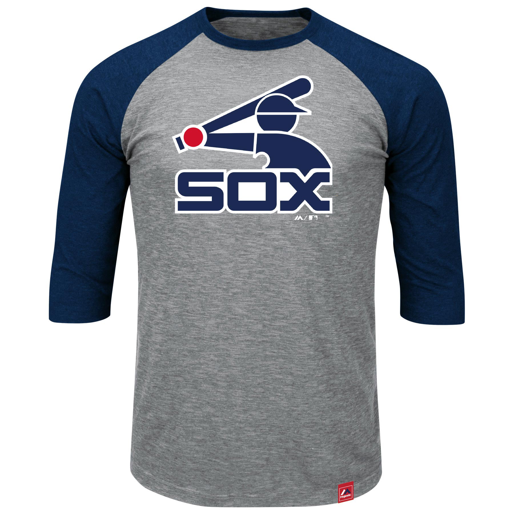 Chicago White Sox Cooperstown Two To One Margin 3/4 Raglan T-Shirt ...