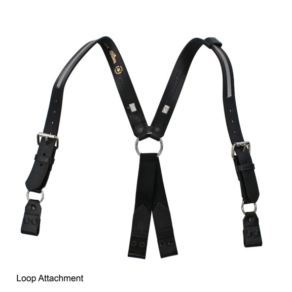 Boston Leather Boston - Fireman's Suspenders W/ Loop Attachment -