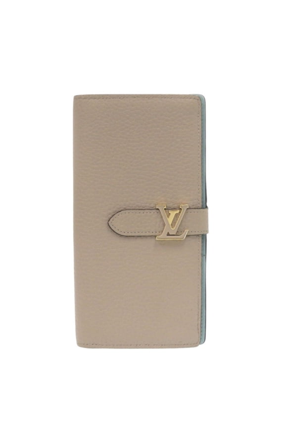 Pre-Owned Louis Vuitton LV Vertical Wallet M81367, Taurillon Leather Galle Long... (Good)