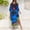 Dark Blue#2, variant on HAJWOH Women’s V Neck Kaftan Dress Batwing Sleeve Lightweight Plus Size Maxi Beach Cover Up