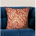 thumbnail image 2 of Plutus Sweet Trinidad Red Floral Luxury Throw Pillow Double sided 20" x 30" Queen, 2 of 3