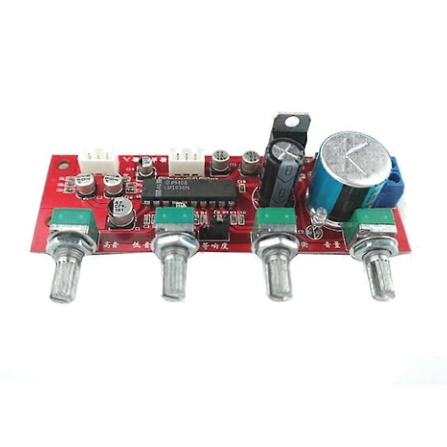 LM1036 tone board with high and low volume adjustment preamplifier tone board uses LM1036 tone chip
