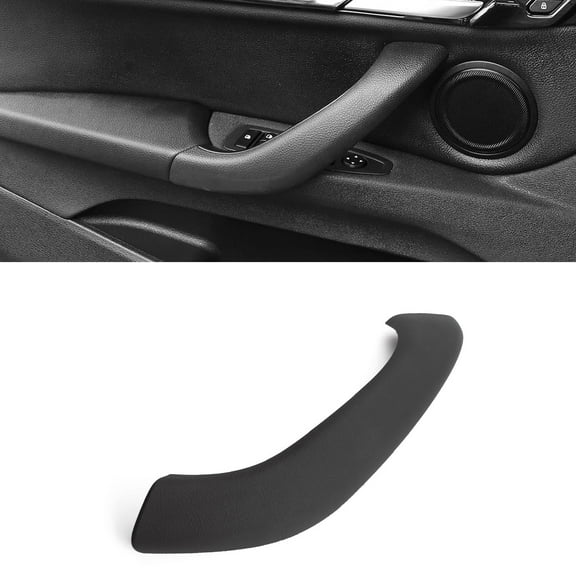 Xotic Tech Door Handle Outer Cover, Left Driver Side Inner Door Handle Cover Replacement Compatible with BMW X1 F48 2016-2022 X2 F39 2018-2023 (Black)